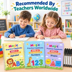 Magic Practice Copybook – 4 Books Complete Learning Set